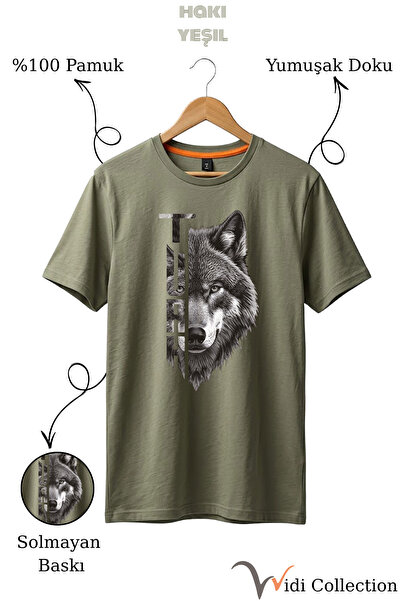 WİDİ Μπλουζάκι από 100% βαμβάκι με σχέδιο ΤΟΥΡΚΙΚΗΣ γραφής με τύπωμα