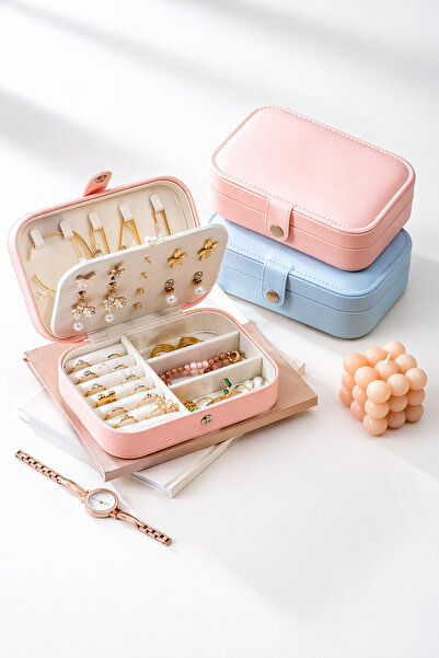 Unbranded/Generic Three Layer Jewelry Storage Box Travel Organizer Case Rando...
