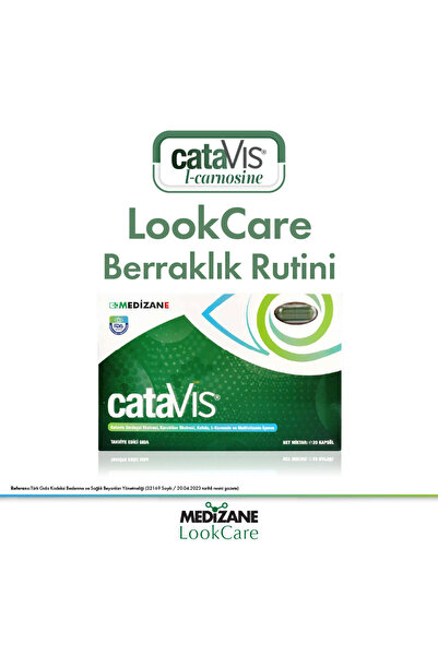 MEDIZANE LookCare CataVIS L-Carnosine Gıda Takviyesi - 20 Kapsül