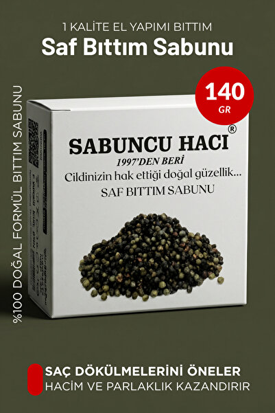 Sabuncu Hacı El Yapım Saf Bıttım Sabunu Doğal Saç Dökülmesine Kepek Sivilce K...
