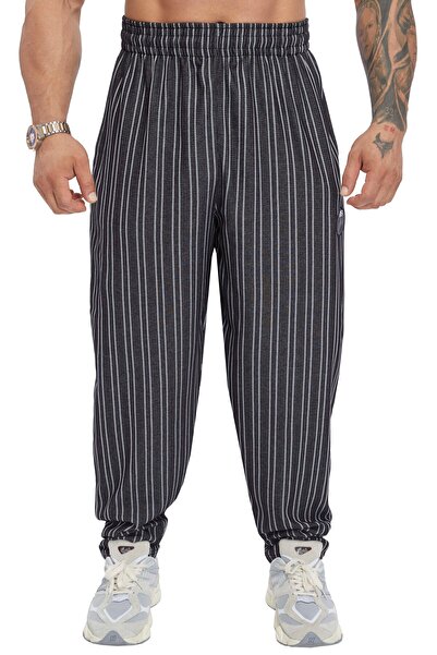 BGSM Pantaloni de trening sezonieri cu croială lejeră și emblemă BGSM PNT1406