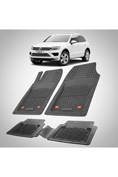 TEAMCAR ®   Covorașe auto tip tavă compatibile cu Volkswagen Touareg II (2010...