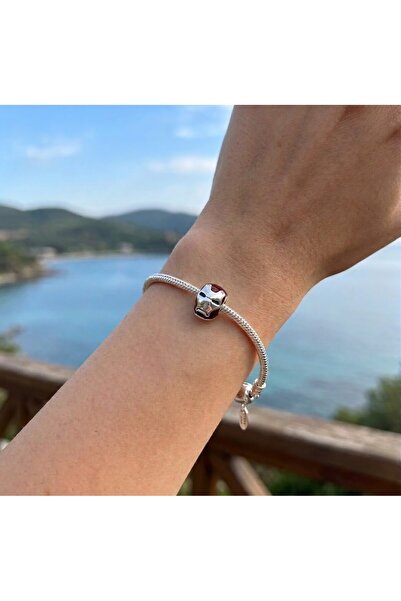 My Story Iron Man Kaskı Gümüş Charm