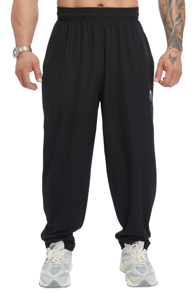 BGSM Pantaloni de trening sezonieri cu croială lejeră și emblemă BGSM PNT1406