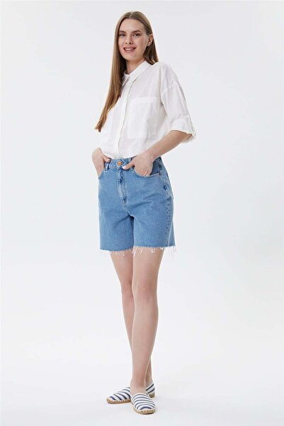 Lee Cooper Lucy 1 Γυναικείο 100% Βαμβάκι Τζιν Σορτς Τζιν