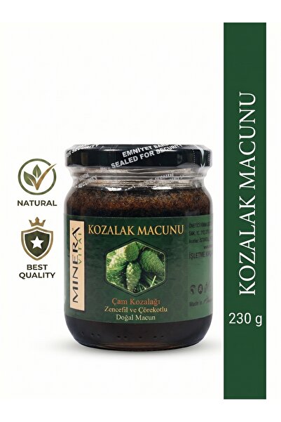 MİNERA VİTAL Kozalak Macunu 230 gr Çam Ballı (Pine Cone Paste with Pine Honey)