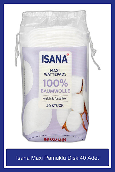 ISANA Maxi Pamuklu Disk 40 Adet
