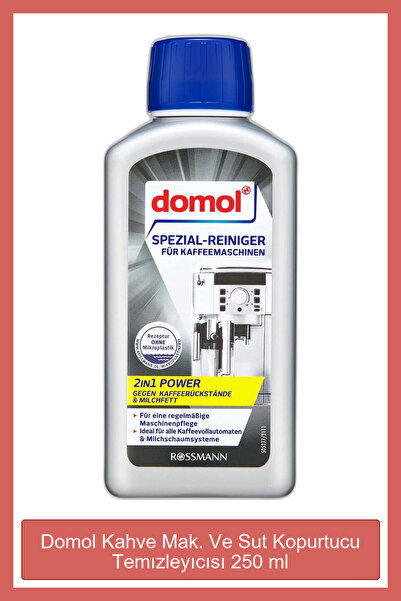 DOMOL Kahve Mak. Ve Sut Kopurtucu Temızleyıcısı 250 ml