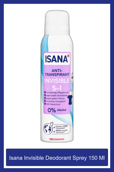 ISANA Invisible Deodorant Sprey 150 Ml