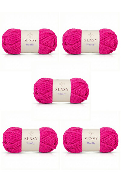 SENSY Woolly 5 τεμάχια νήμα για πλέξιμο στο χέρι, νήμα για κασκόλ, νήμα για μ...