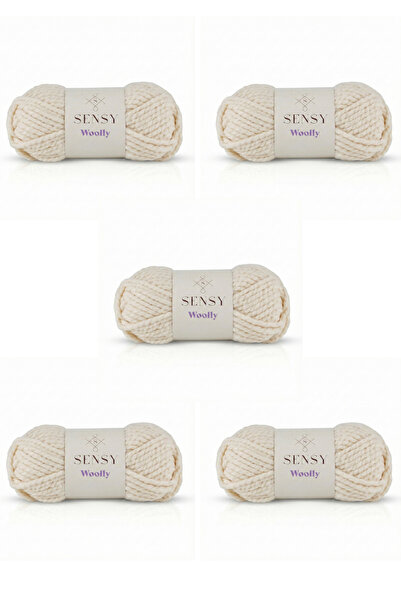 SENSY Woolly 5 τεμάχια νήμα για πλέξιμο στο χέρι, νήμα για κασκόλ, νήμα για μ...