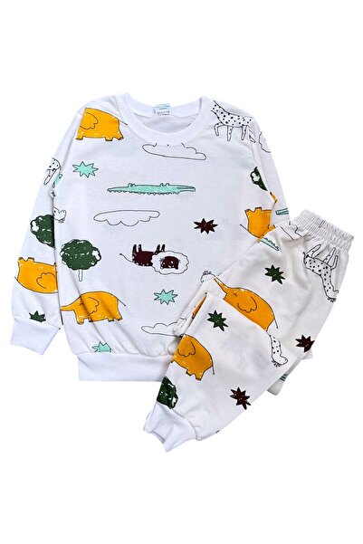 Fil Kids Σετ εποχιακής πιτζάμες με μακρυμάνικο σχέδιο για αγόρια από βαμβακερ...