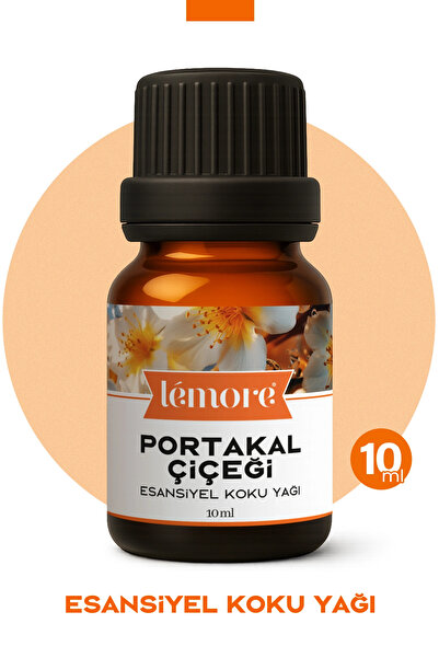 Lemore Portakal Çiçeği Uçucu Koku Yağı Buhurdanlık Yağı Difüzör Esansı Küre 10ml