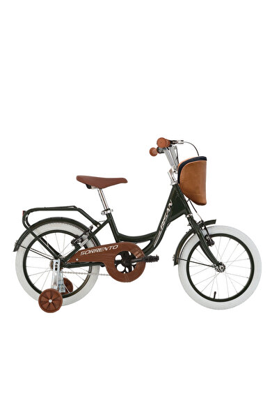 Bisan SORRENTO-S KIZ ÇOCUK BİSİKLETİ 26CM 16 JANT YEŞİL SİLVER