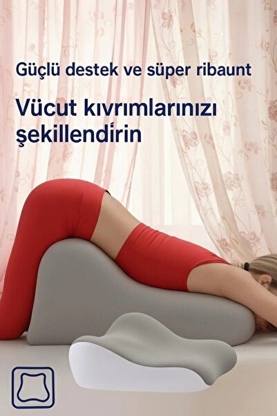 NO BRAND VISCORA Omuz ve Sırt Destekli Minder–Space Memory Foam Yıkanabilir Kılıf-Kapalı Ambalaj Ofis/Ev/Kamp