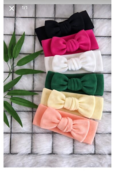 ALYAKİDS Kız bebek 6 lı bandana seti