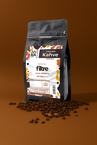 ANKA Coffee Blend Kavrulmuş Nitelikli Filtre Kahve Çekirdeği 250 g – %100 Ara...