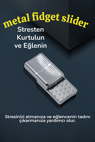 Renkoled Aydınlatma İthal Metal Manyetik Fidget Slider – Stres oyuncağı | EDC