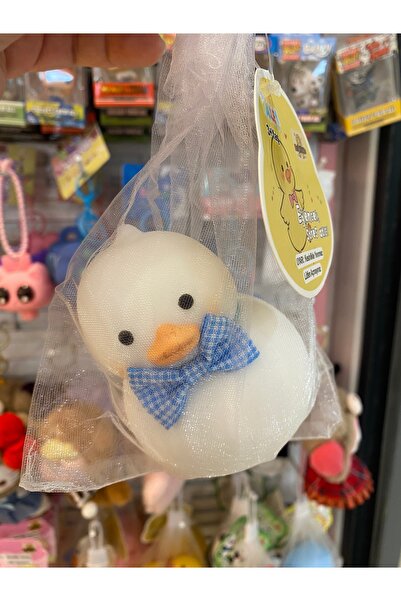 Sakura Konsept Butik Sevimli Ördek Filede Sukuşi Sıktırma Oyuncağı Ele Yapışm...