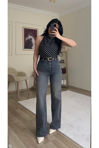YELZEY BUTİK Premium Lycra High-Waisted Jeans