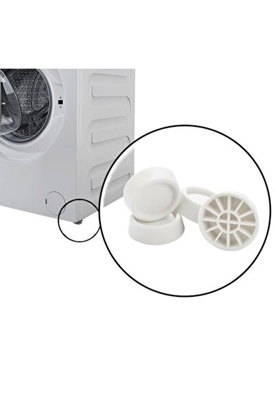 Universal Çamaşır Makinesi Titreşim Önleyici Titreşim Sönümleyici Ayak (4 Adet)