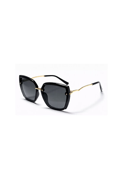 Toz Vintage Zayara Black Frame Polarized Glass Vintage & Retro Unisex Sunglasses