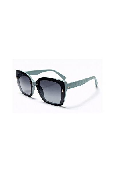 Toz Vintage Zaviel Green Frame Polarized Glass Vintage & Retro Unisex Sunglasses