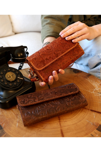 Wild West Crafted MSTNG Plus Desen hakiki deri el işi şık Porföy Çanta.Doğum ...
