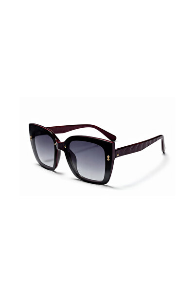 Toz Vintage Zaviel Bordo Renk Polarize Cam Vintage & Retro Unisex Güneş Gözlüğü