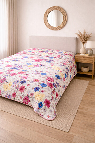 sternen glanz Καπιτονέ Βαμβακερό Κάλυμμα Κρεβατιού Πολλαπλών Χρήσεων Laila / ...