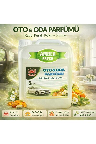 DM KİMYA 5 Litre Amber Fresh Oto ve Oda Kokusu