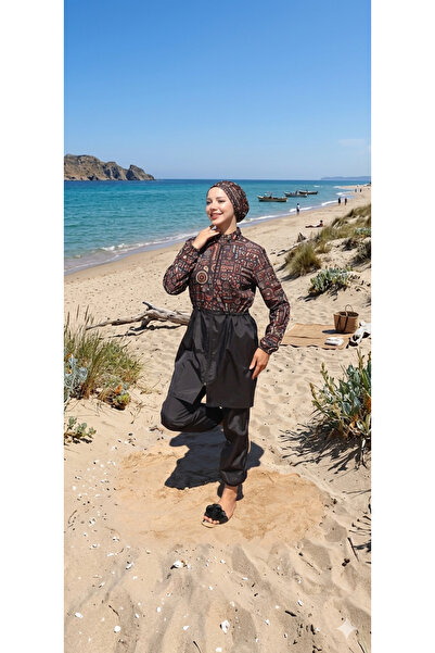 DLC Tekstil Πλήρως καλυμμένο μαγιό με ρυθμιζόμενη μέση, σετ 3 τεμαχίων