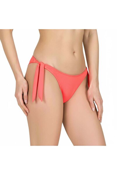 Endeep Kadın Kalın Bağcıklı Nar Çiçeği Bikini Altı