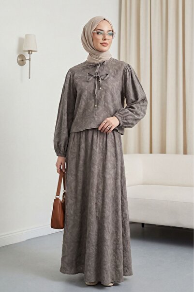 Modamorfo Σετ με hijab - Πολύχρωμο - Μακρύ