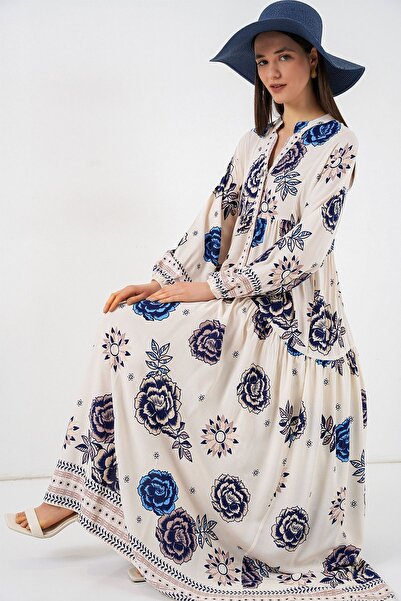 Hiccup Μάξι φόρεμα με σχέδιο BDART με λαιμόκοψη σε σχήμα V