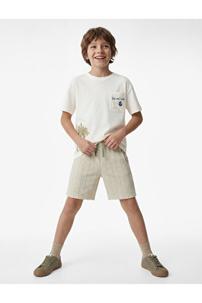 Koton Αγορίστικο τζιν & καμβά σορτς 6SKB40079TK