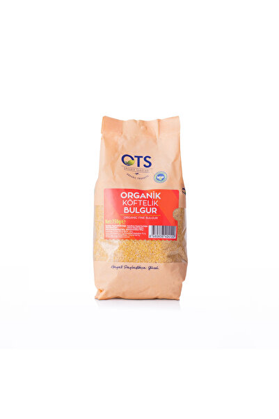 OTS Organik Köftelik Bulgur 750 gr (Organik Sertifikalı, Pestisit Analizli)