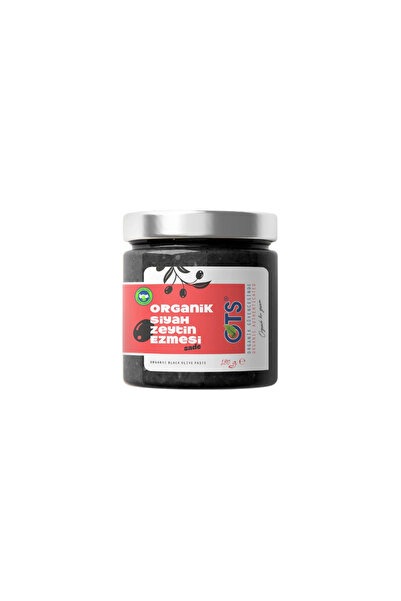 OTS Organik Organik Siyah Zeytin Ezmesi (180GR) (Organik Sertifikalı, Pestisi...