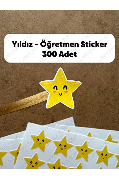 hdsticker 300 Adet Öğretmen Sticker Seti - Ödev Kontrol, Öğrenci Ödül, Bravo ...