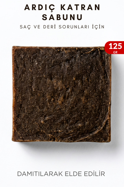 Sumeya Soap Co Orijinal Ardıç Katranı Sabunu 125 gr - Geleneksel Arındırıcı &...