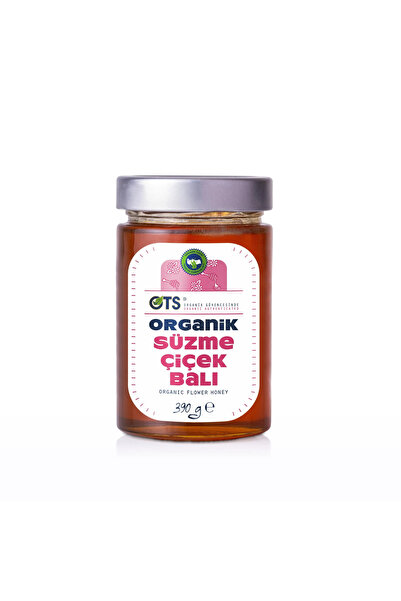 OTS Organik Süzme Çiçek Balı 390gr (Organik Sertifikalı, Pestisit Analizli)