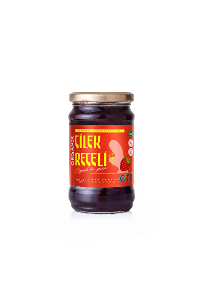 OTS Organik Çilek Reçeli 360 gr (Organik Sertifikalı, Pestisit Analizli)