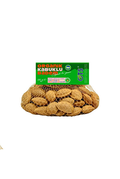 OTS Organik Kabuklu Badem 500 gr (Organik Sertifikalı, Pestisit Analizli)