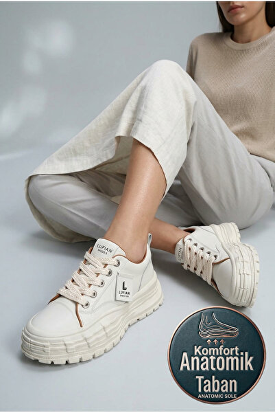 Lufian Μοντέρνα γυναικεία αθλητικά παπούτσια με ψηλή σόλα casual αθλητικά παπ...