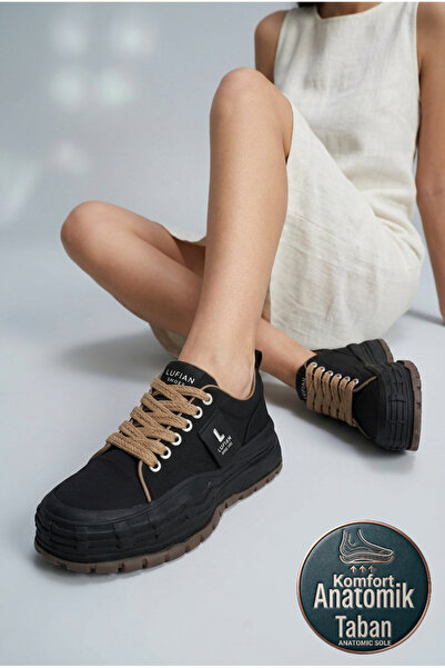 Lufian Μοντέρνα γυναικεία αθλητικά παπούτσια με ψηλή σόλα casual αθλητικά παπ...