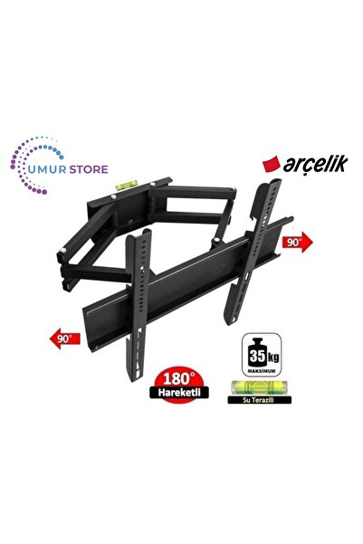Arçelik A55 QE 988 A Google 32”- 55” Çift Kollu Hareketli Lcd Led Tv Askı Apa...