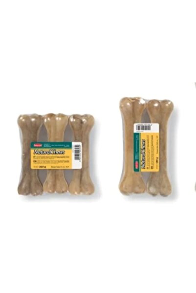 Padovan Natural Chew Bones for Dogs – 2 pcs (180 g, 16.5 cm) & 3 pcs (210 g, ...
