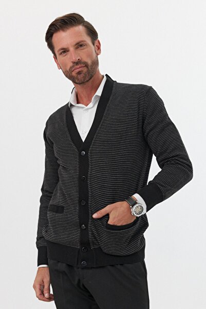 Livio Ferri Ανδρική ζακέτα με κανονική εφαρμογή και κανονική κοπή με τσέπες