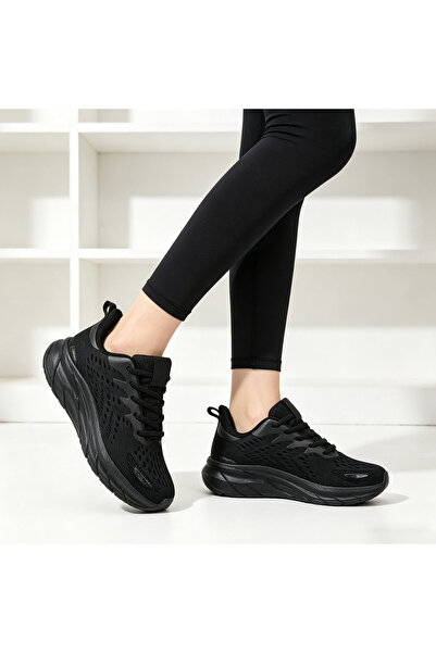 Tmall Pantofi sport de barbati,usori,din material textil,0144,Negru