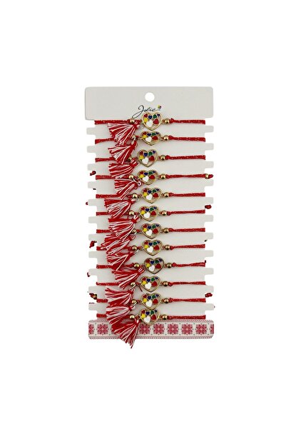 Flippy Tassel bracelet set, Heart, Jolie